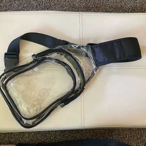 Clear crossbody purse